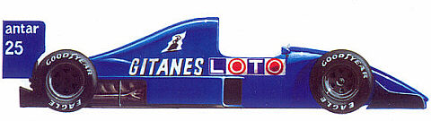 1989 Ligier Ford-Cosworth JS33