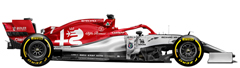 2019 Alfa Romeo Racing C38 Ferrari