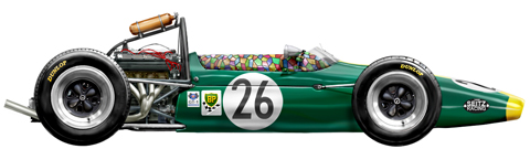 1969 Brabham Climax BT23B