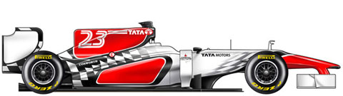 2011 Hispania F111 Cosworth V8