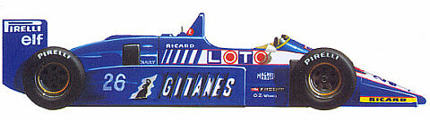 1986 Ligier Renault JS27