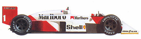 1987 McLaren TAG MP4-3