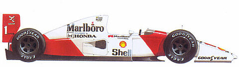 1992 McLaren Honda MP4-7