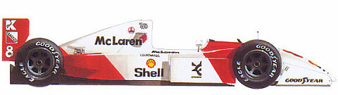 1993 McLaren Ford MP4-8