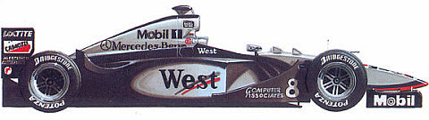 1998 McLaren Mercedes-Benz MP4-13