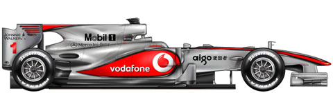 2010 McLaren Mercedes-Benz MP4-25