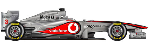 2011 McLaren Mercedes-Benz MP4-26