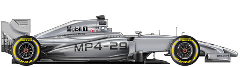 2014 McLaren Mercedes-Benz MP4-29