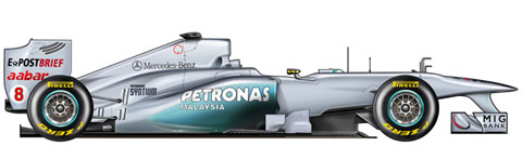 2011 Mercedes MGP W02