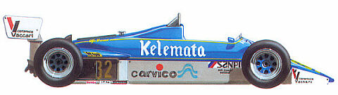 1983 Osella Alfa-Romeo FA1E