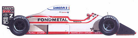1989 Osella Ford-Cosworth FA1M89
