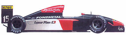 1992 Osella Fondmetal Ford-Cosworth GR02