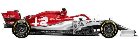 2019 Alfa Romeo Racing C38 Ferrari