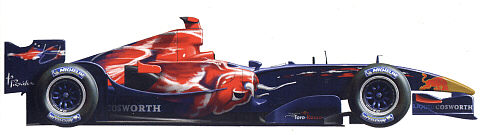 2006 Toro Rosso Cosworth STR01
