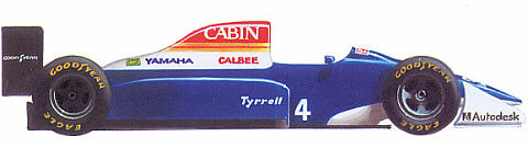 1993 Tyrrell Yamaha 021