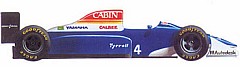 1993 Tyrrell Yamaha 021