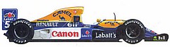 1992 Williams Renault FW14b