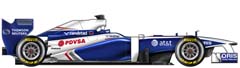 2011 Williams Cosworth FW33